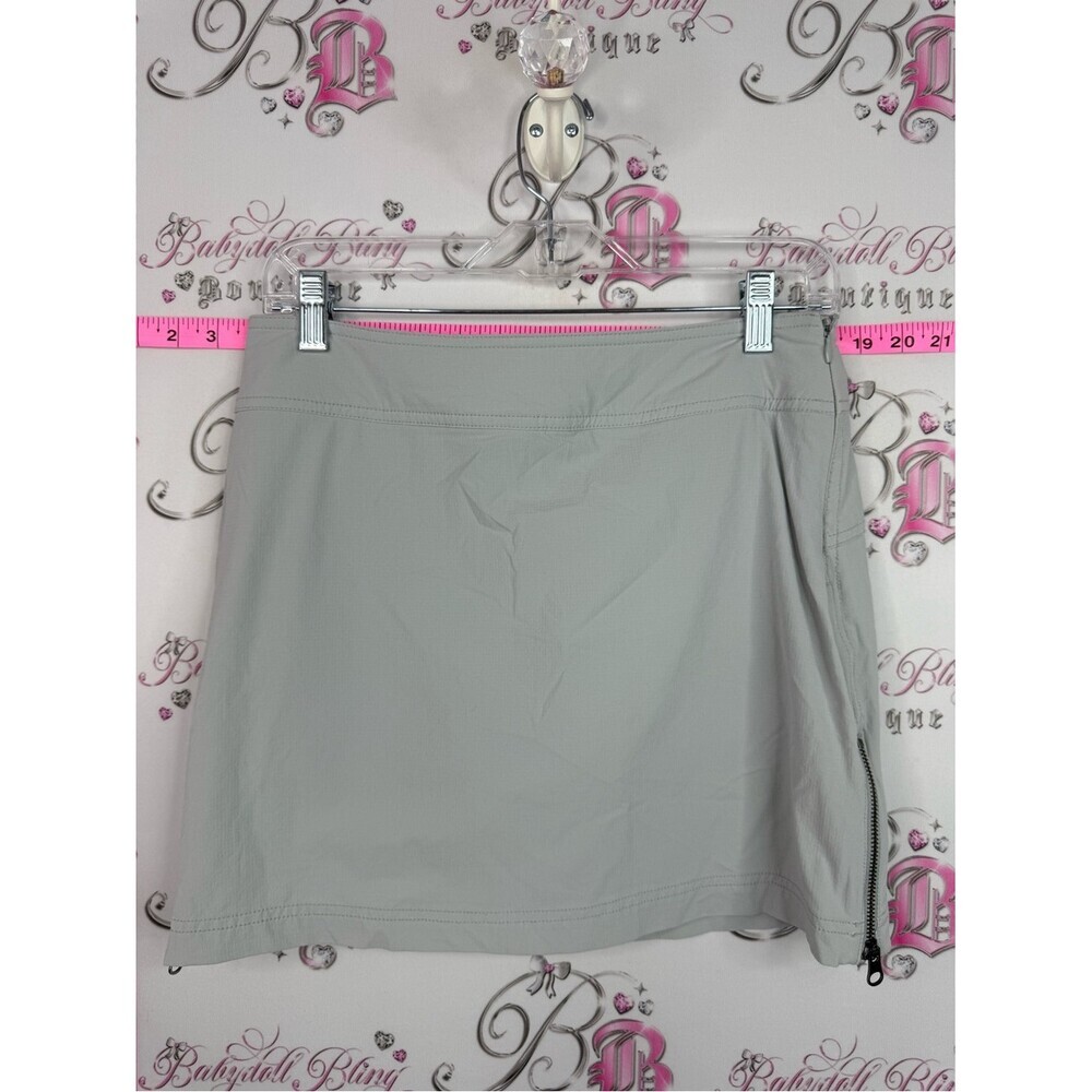 Athleta SKORT shorts skirt Light Gray Active Skort
